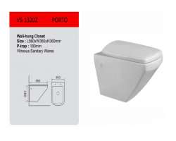 مشخصات، قیمت و خرید توالت فرنگی تنسر VS 13202 wall hung