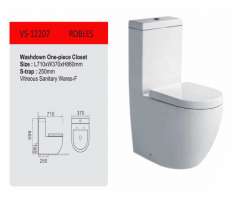 مشخصات، قیمت و خرید توالت فرنگی تنسر VS 12207