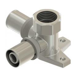 مشخصات، قیمت و خرید اتصالات آویژه پایپ   Avizhe pipe سه راه صفحه دار توپیج پرسی90