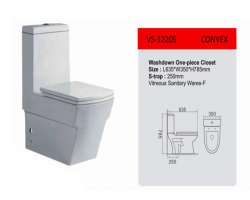مشخصات، قیمت و خرید توالت فرنگی تنسر مدل VS 12205